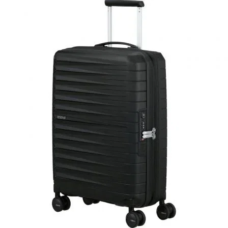 American Tourister Fastforward Spinner Maleta de Cabina 55cm Expansible 4 Ruedas Negro